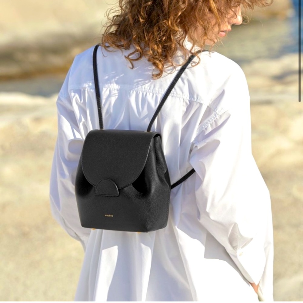 Polene un mini backpack black